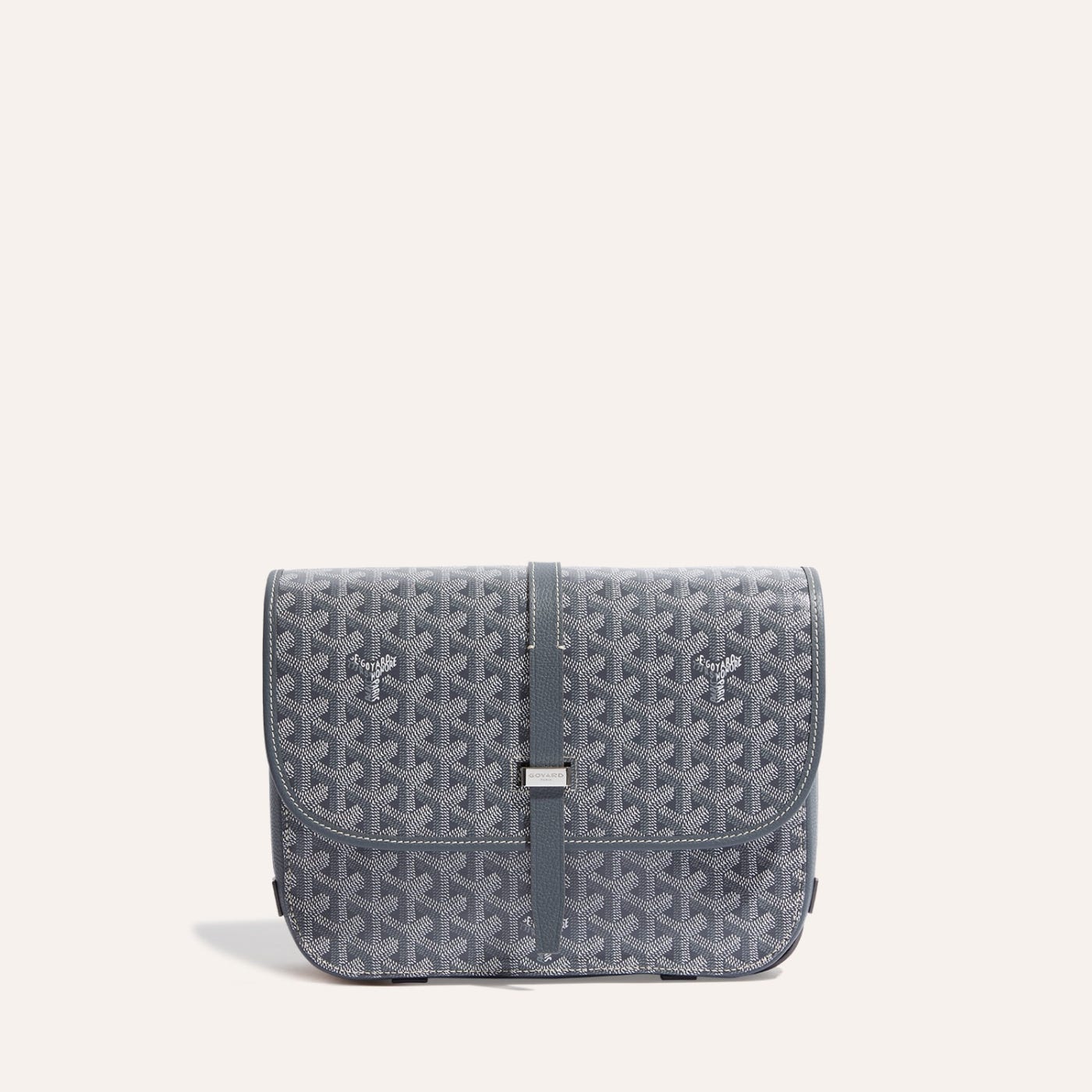 Goyard Belvedere MM Bag Grey - Image 2